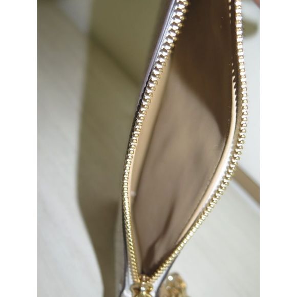 Michael Kors 554131C Sz Large Vanilla Sig. MK Logo PU Leather Waist Belt Bag - Picture 7 of 10